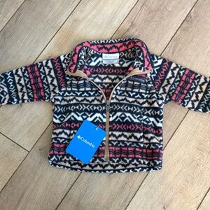 Columbia Kids Patterned Jacket - Pink, Black, White